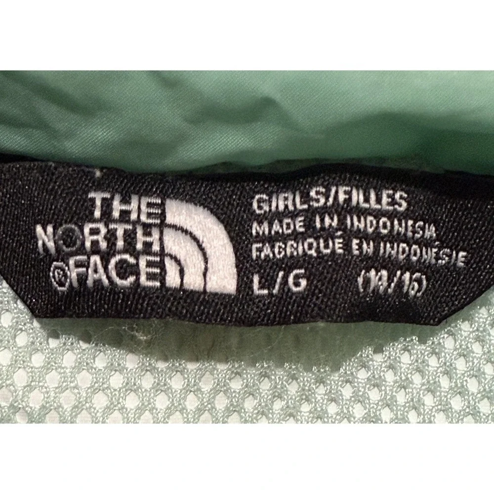 The North Face Youth Girls Molly Triclimate Jacket Surf‎ Green Youth Large EUC